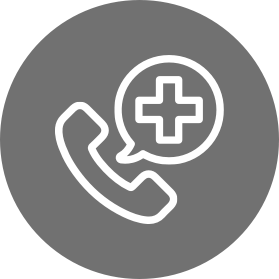 Medical house call icon